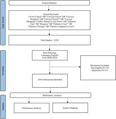 Bibliometric analysis of global research in palliative care for cervical cancer